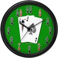 Blackjack 21 Clock
