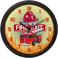 Fire Worker's Clock